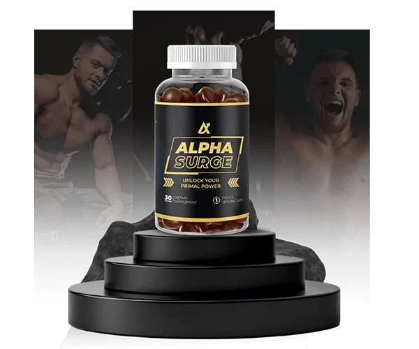 AlphaSurge male supplement supporting stamina, energy, and physical performance